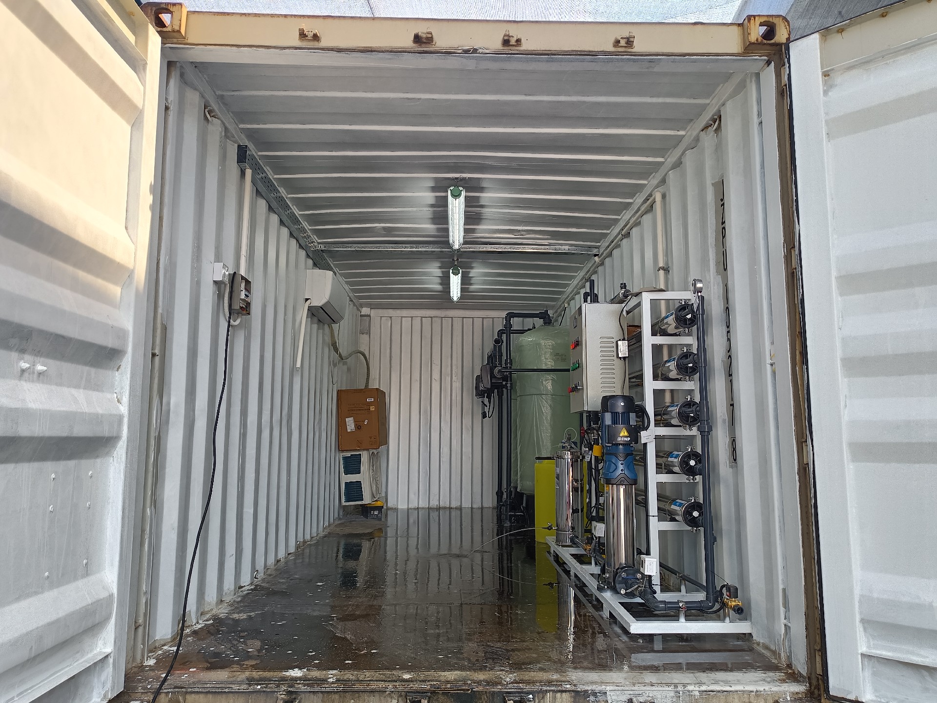 2500LPH Containerized RO Purification Systems