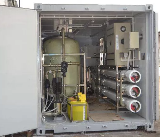 Swro Container Box Mobile containerized reverse osmosis sea water desalination machine